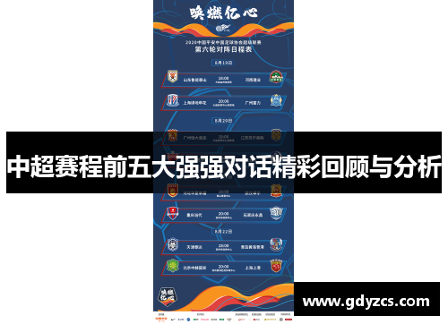中超赛程前五大强强对话精彩回顾与分析