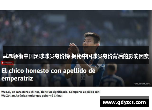 武磊领衔中国足球球员身价榜 揭秘中国球员身价背后的影响因素 武磊领衔中国足球球员身价榜 揭秘中国球员身价背后的影响因素